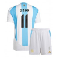 Argentina Angel Di Maria #11 Domaci Dres za djecu Copa America 2024 Kratak Rukav (+ Kratke hlače)